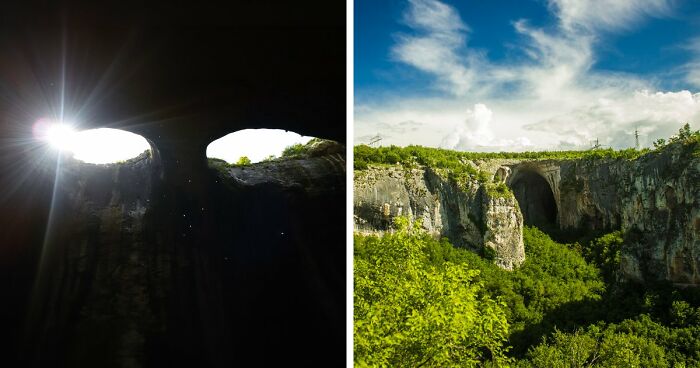 This Bulgarian Cave Has Giant “Eyes” In The Ceiling, And Here Are 15 Photos Capturing It