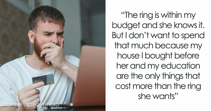 “Am I The Jerk For Not Wanting To Spend 18k On A New Ring For My Fiancée?”