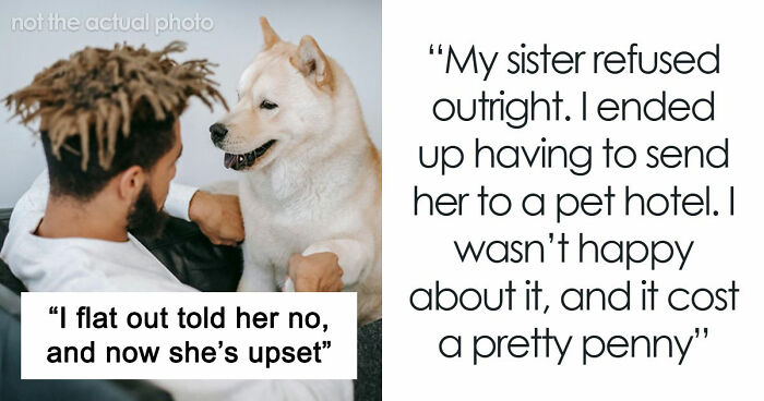 Woman Refuses To Dogsit Her Brother’s Elderly Dog, Gets Shocked When He Declines To Babysit Her Kids