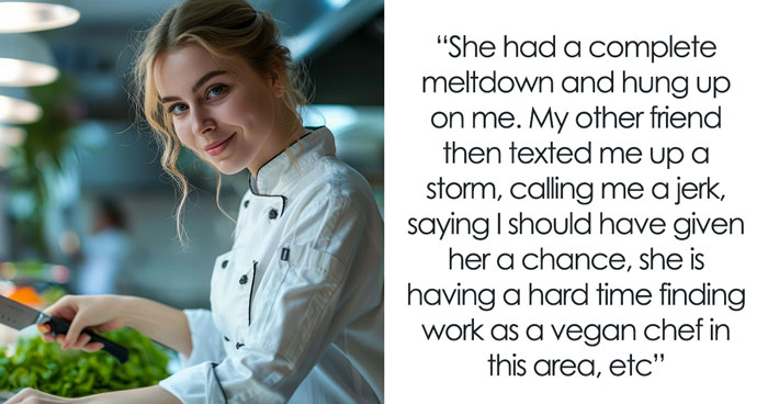 Vegan Chef Applies To Run Meat-Heavy Grill Kitchen, Interview Ends In Meltdown As She Gets Rejected