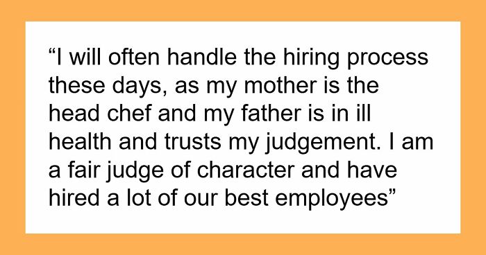 Vegan Chef Interviews For Steakhouse Job, Expects To Land It Despite Refusing To Taste Her Own Food