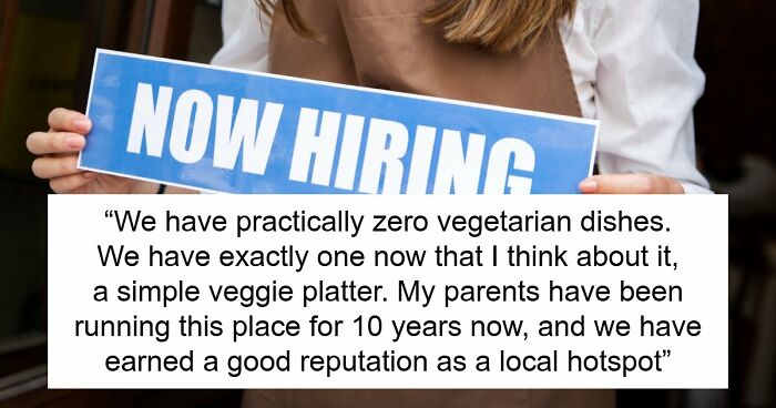 Vegan Chef Interviews For Steakhouse Job, Expects To Land It Despite Refusing To Taste Her Own Food