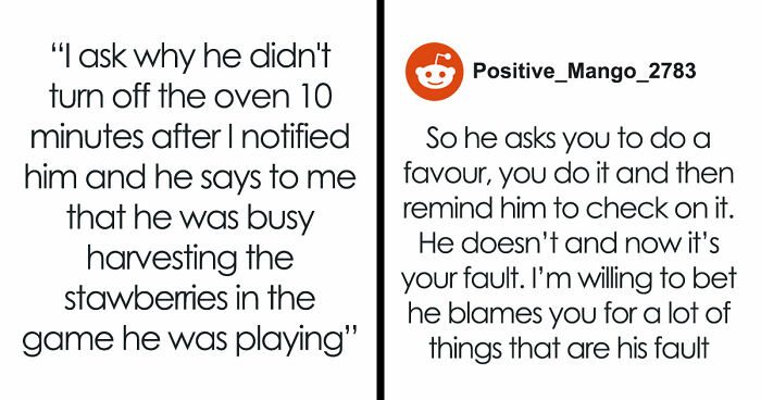 Guy Harvests Strawberries In Game Instead Of Watching Steak, Blames Wife When Dinner Turns Charcoal