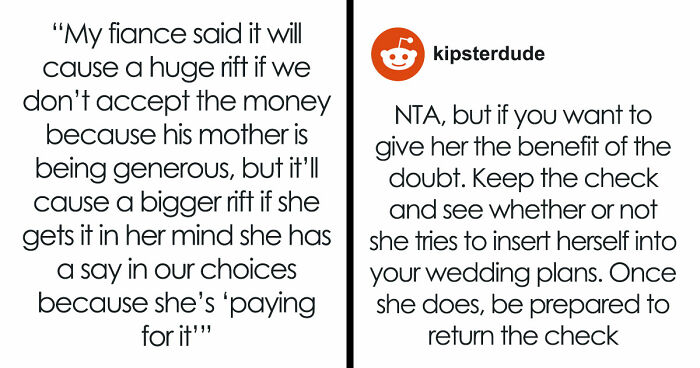 Bride Turns Down A Life-Changing Sum Of Money From MIL, Smelling A Trap On The Horizon
