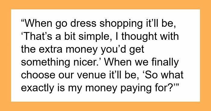 Bride Refuses Her Future MIL’s $25,000 Check, And The Internet Can’t Decide Who’s Right