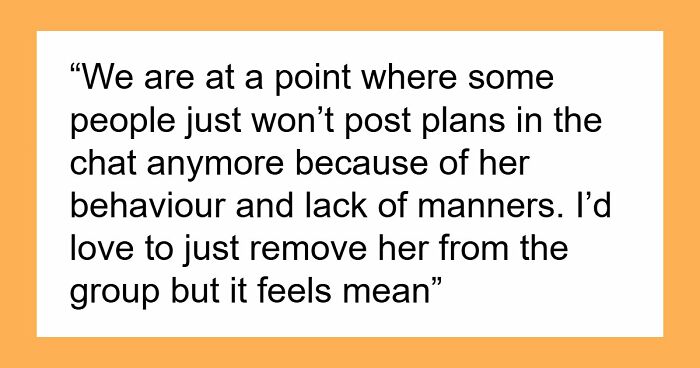 Entitled Karen Expects All Friends To Revolve Around Her Demands, The Whole Group Is Sick Of Her