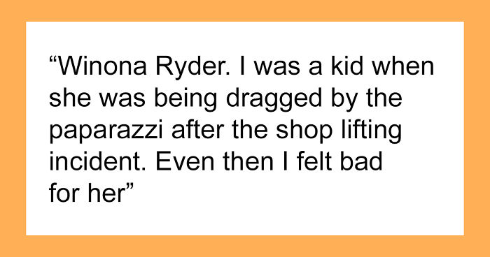 Bored Panda Community List 41 Celebrities Who Got Their Reputation Ruined For No Good Reason