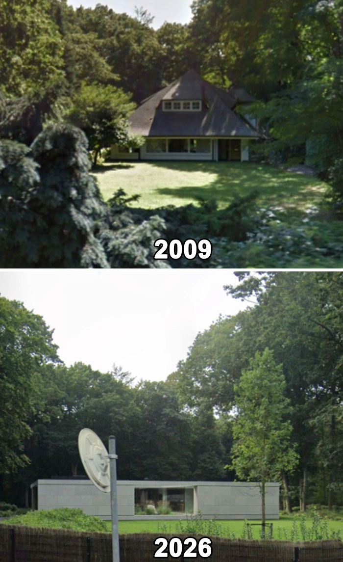 37 ‘Then Vs. Now’ Pics Of Houses On Google Maps That Made The Internet Seriously Mad