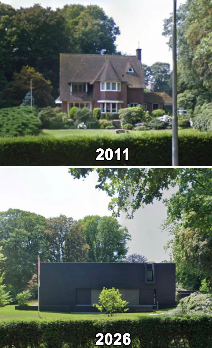 37 ‘Then Vs. Now’ Pics Of Houses On Google Maps That Made The Internet Seriously Mad