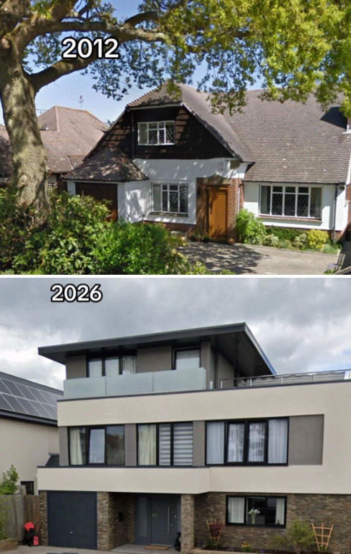 37 ‘Then Vs. Now’ Pics Of Houses On Google Maps That Made The Internet Seriously Mad