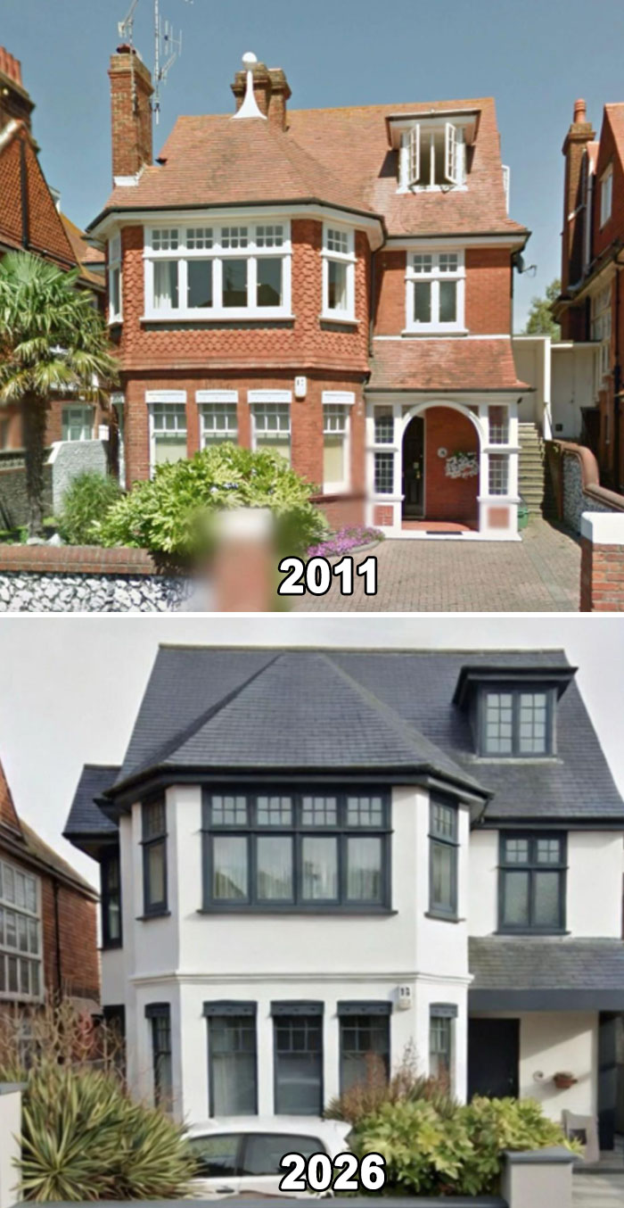 37 ‘Then Vs. Now’ Pics Of Houses On Google Maps That Made The Internet Seriously Mad