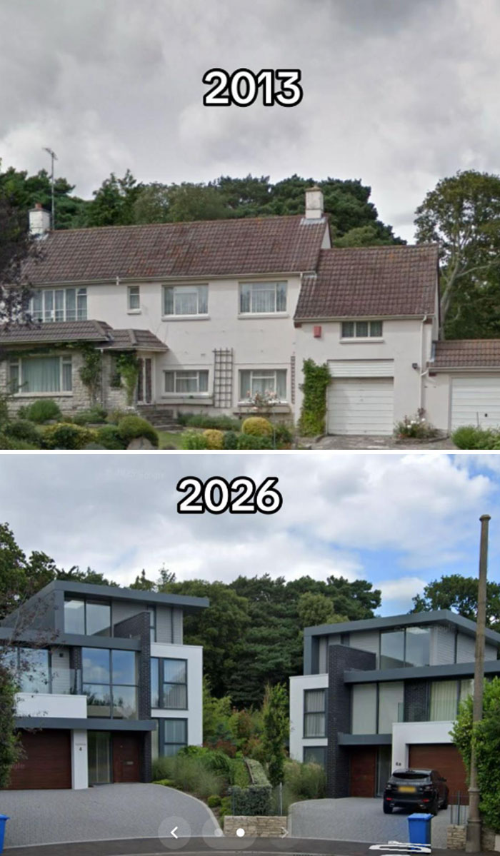 37 ‘Then Vs. Now’ Pics Of Houses On Google Maps That Made The Internet Seriously Mad