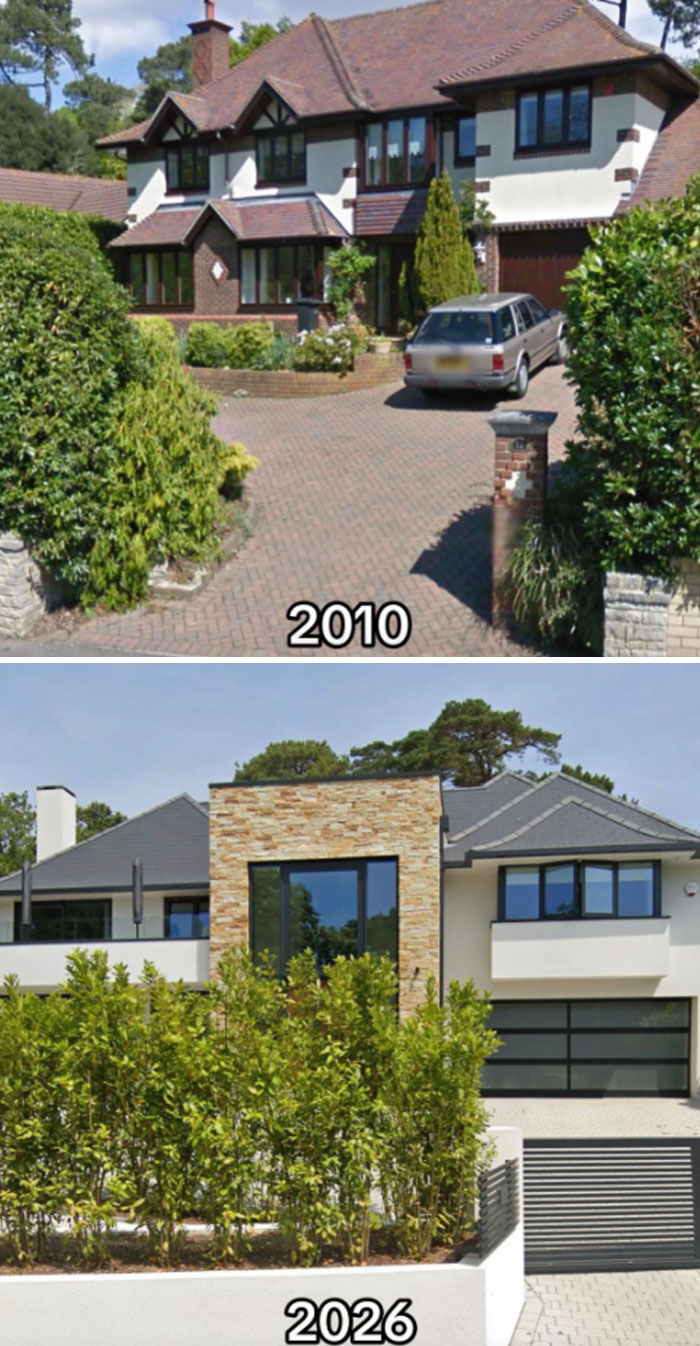 37 ‘Then Vs. Now’ Pics Of Houses On Google Maps That Made The Internet Seriously Mad