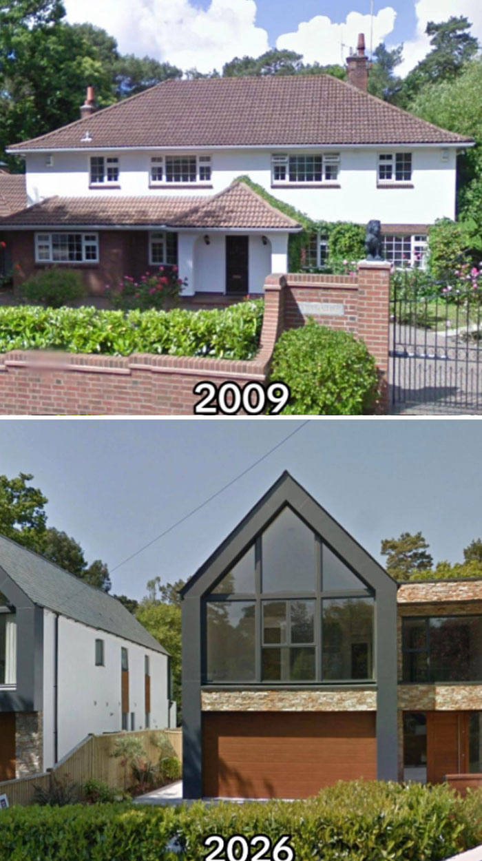 37 ‘Then Vs. Now’ Pics Of Houses On Google Maps That Made The Internet Seriously Mad
