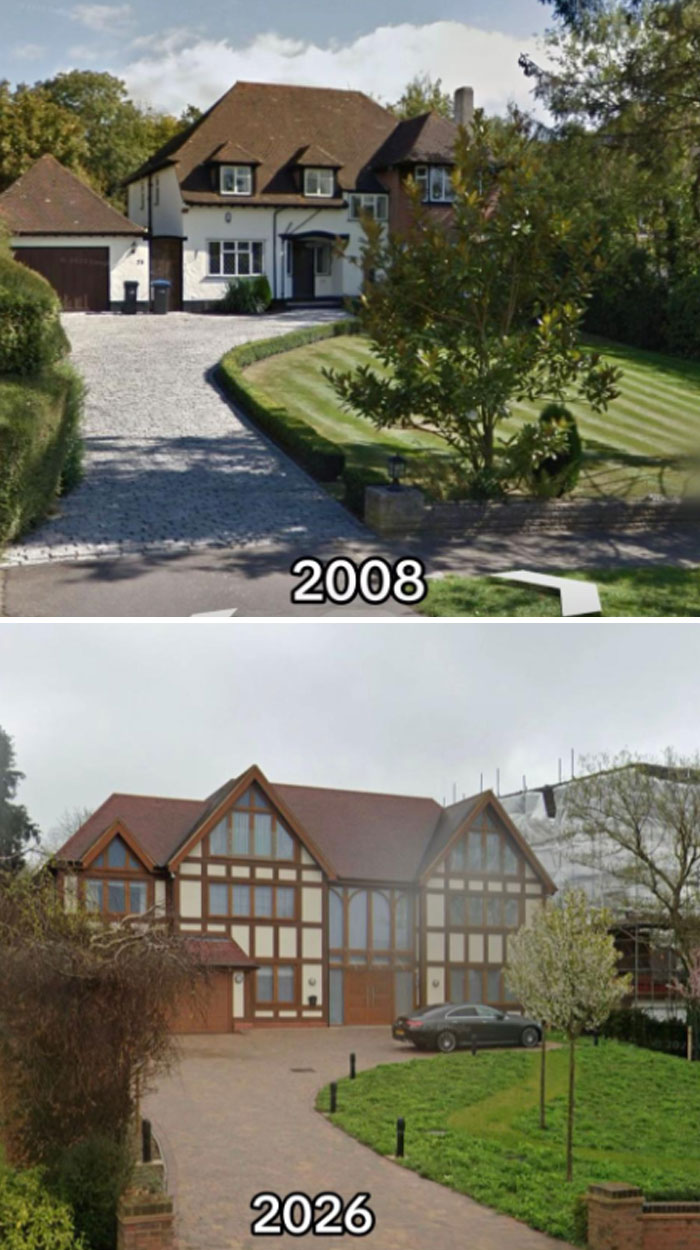37 ‘Then Vs. Now’ Pics Of Houses On Google Maps That Made The Internet Seriously Mad