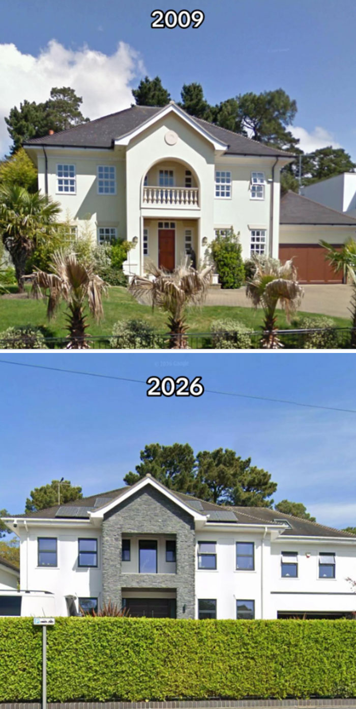37 ‘Then Vs. Now’ Pics Of Houses On Google Maps That Made The Internet Seriously Mad