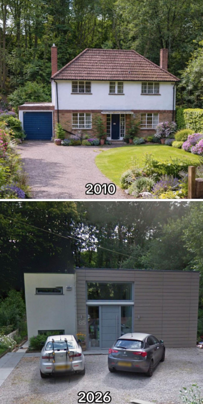 37 ‘Then Vs. Now’ Pics Of Houses On Google Maps That Made The Internet Seriously Mad