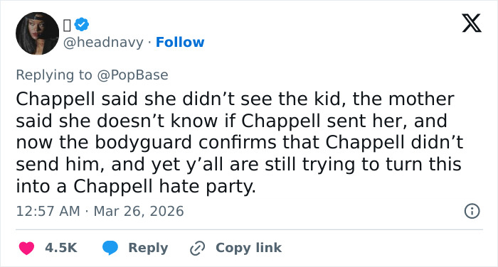 Security guard speaks out on Chappell Roan's debacle involving Jude Law's daughter and clarifies the situation.