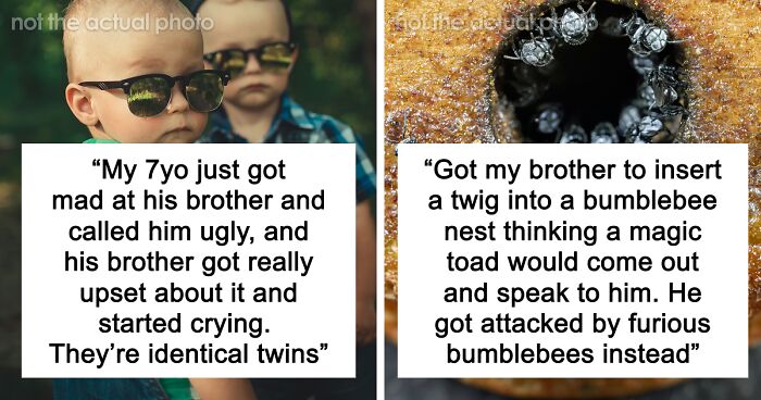 49 Hilarious Examples Of Sibling Rivalry That Might Remind You Of Your Childhood