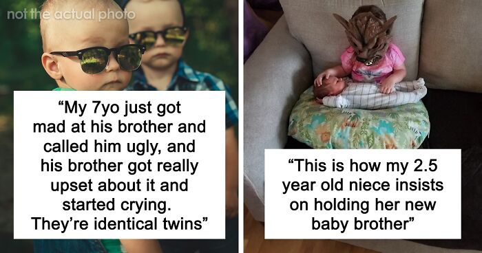 49 Hilarious Examples Of Sibling Rivalry That Might Remind You Of Your Childhood