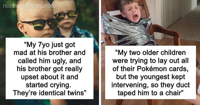49 Hilarious Examples Of Sibling Rivalry That Might Remind You Of Your Childhood