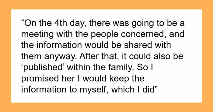 Lady Sees No Big Deal In Telling Daughter’s Confidential Info Left And Right, DIL Exposes Her