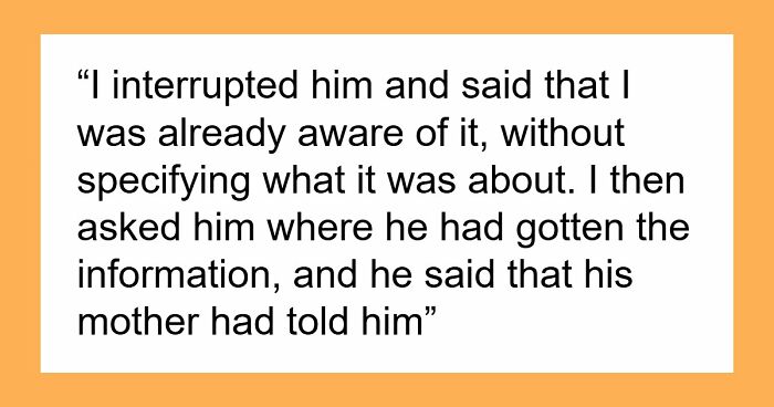 Woman Tells SIL Her Own Mom Leaked Confidential Information, Gets Scolded For Starting Family Drama