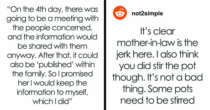 Lady Sees No Big Deal In Telling Daughter’s Confidential Info Left And Right, DIL Exposes Her