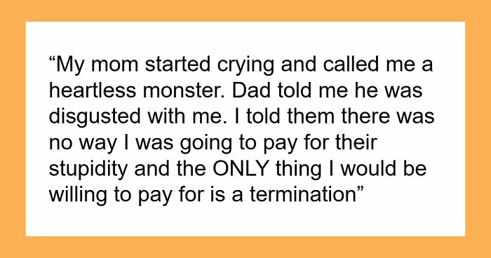 Delusional Parents Call Sixth Baby A Miracle, Demand Teen Daughter Sacrifice Her Education For Them