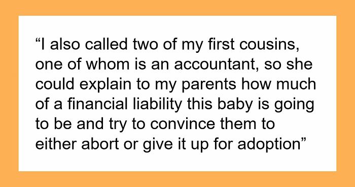 Delusional Parents Call Sixth Baby A Miracle, Demand Teen Daughter Sacrifice Her Education For Them