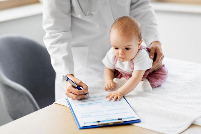 New dad surprised as woman gives baby her last name after nine years of no ring no last name rule.
