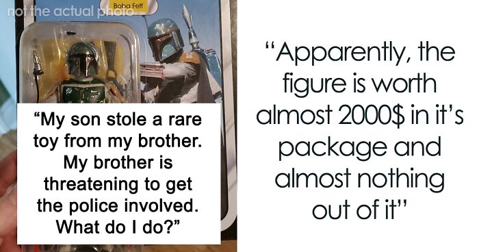 Man Refuses To Pay Brother Back For A Figurine His Son Stole Until He Finds Out The Reason Behind It
