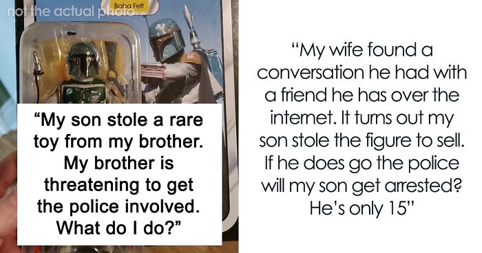 Man Refuses To Pay Brother Back For A Figurine His Son Stole Until He Finds Out The Reason Behind It