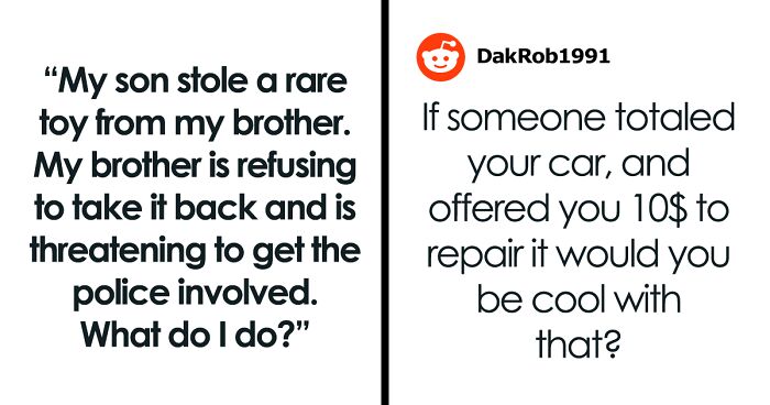 Man Refuses To Pay Brother Back For A Figurine His Son Stole Until He Finds Out The Reason Behind It