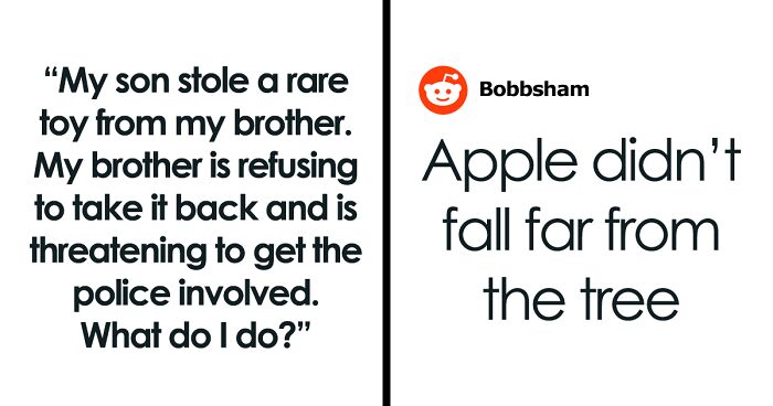 Man Refuses To Pay Brother Back For A Figurine His Son Stole Until He Finds Out The Reason Behind It
