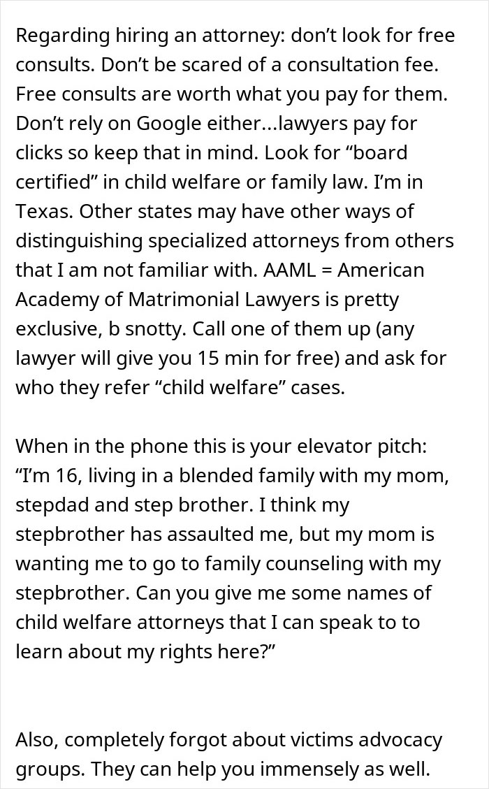 Alt text: Teen intruding into step-sisters room to cut hair, parents reacting without concern in tense family situation.