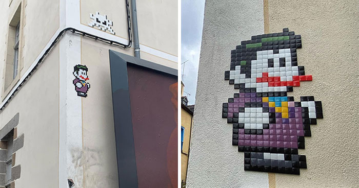 80 Pixel-Inspired Street Art Pieces That Look Like They Came Straight Out Of A Video Game