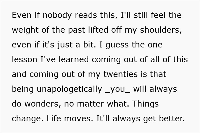 Text showing a woman’s innocent goofy joke revealing her husband as a horrible cheating jerk.