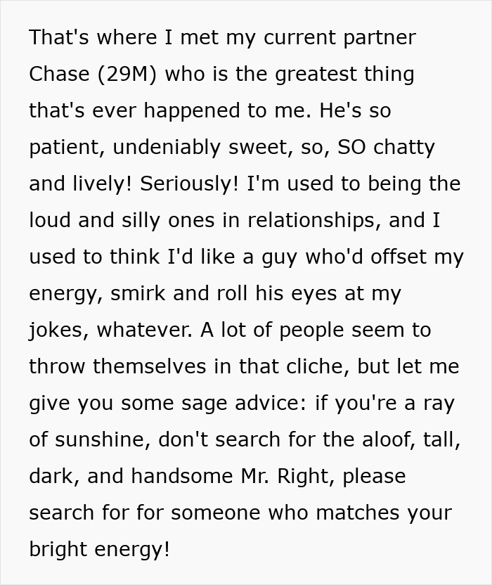 Text excerpt from a woman's story revealing insight into relationships and a cheating jerk husband.
