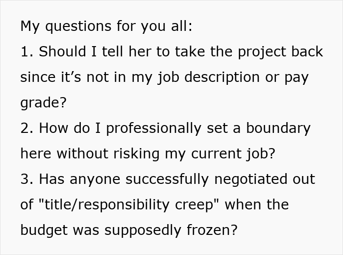Manager Wants Woman To Take Over Coworkers Job With No Raise, She Decides To Make Their Life Harder