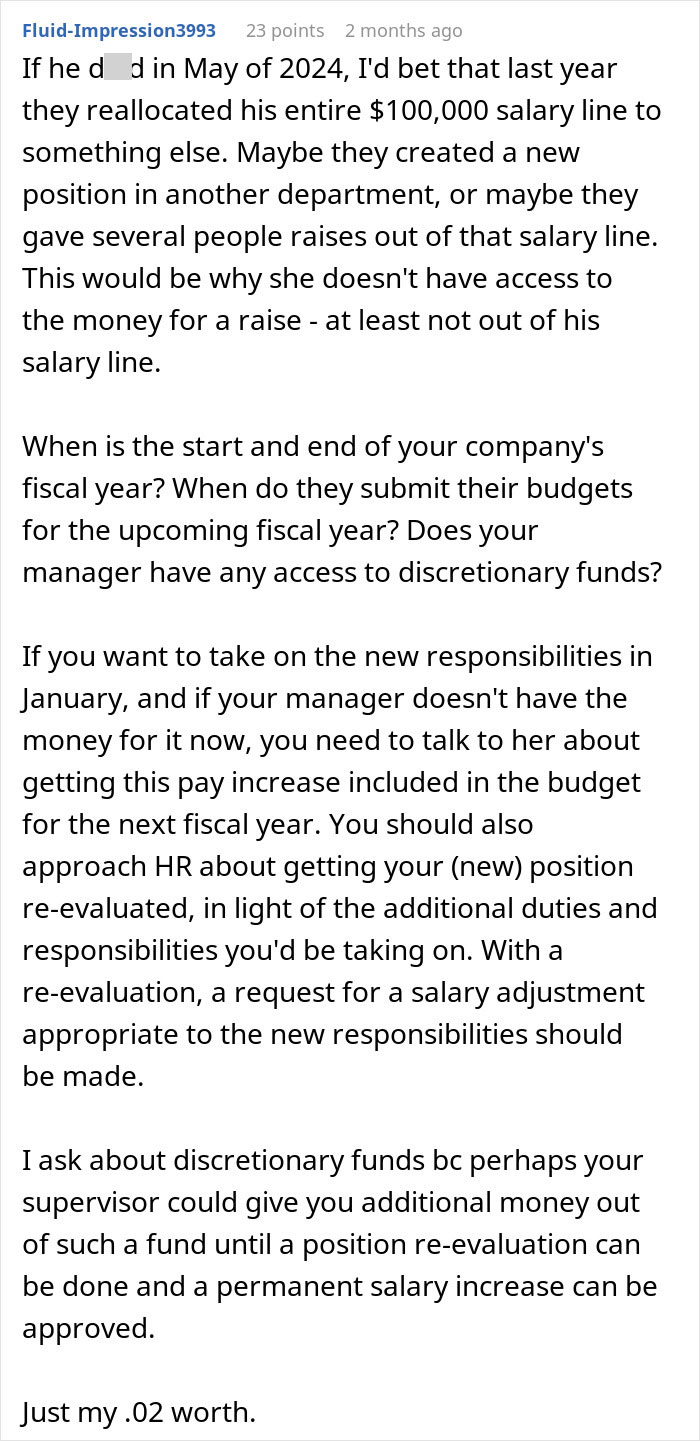 Manager Wants Woman To Take Over Coworkers Job With No Raise, She Decides To Make Their Life Harder