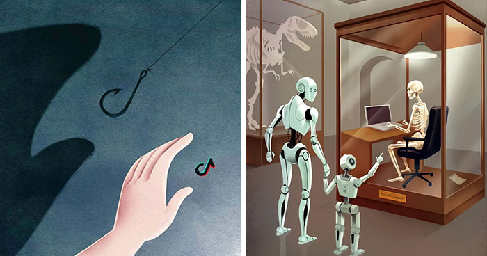 66 Thought-Provoking Illustrations By Marco Melgrati (New Pics)