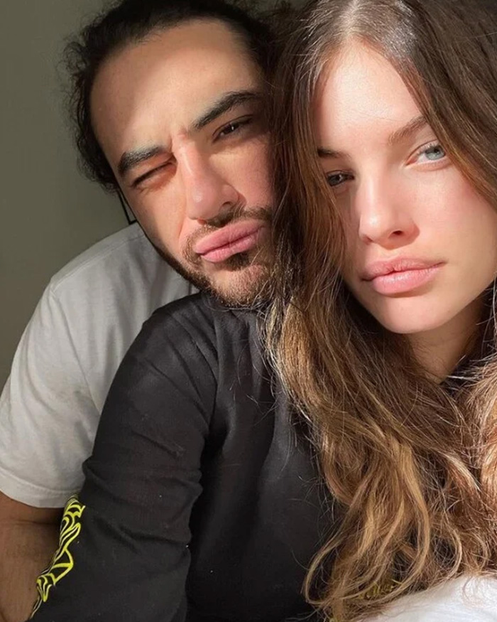 Most beautiful girl in the world and French DJ close up selfie after romantic Greek proposal.