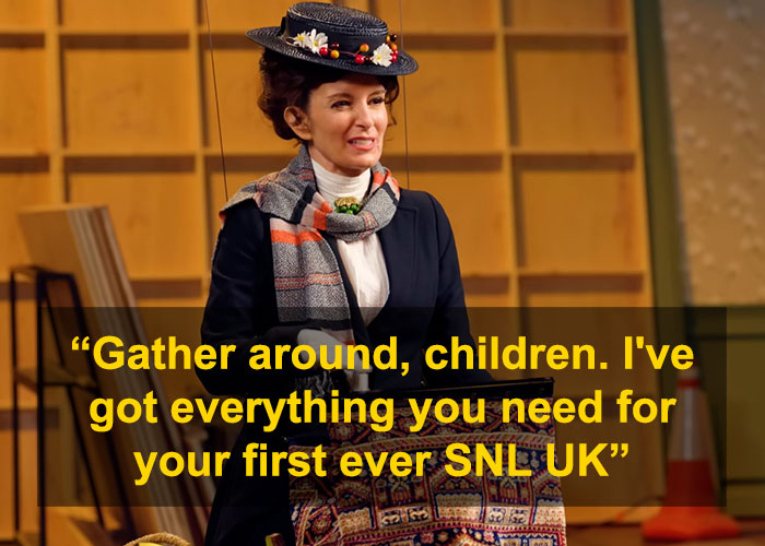 Novo trailer do SNL UK se torna viral graças à piada brutal dos arquivos de Epstein de Tina Fey enquanto vestida como Mary Poppins