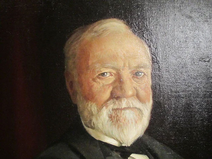 Oil painting of an elderly man with white beard and hair, representing humans neurologically entering adulthood at age 32.