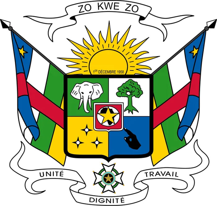 Coat of arms with symbolic elements representing unity and dignity, illustrating humans neurologically entering adulthood at 32.