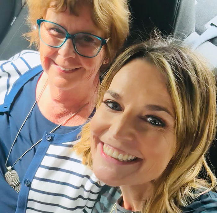 Two women smiling in a close-up selfie highlighting behind-the-scenes toxic drama amid Savannah Guthrie&rsquo;s Today Show return.