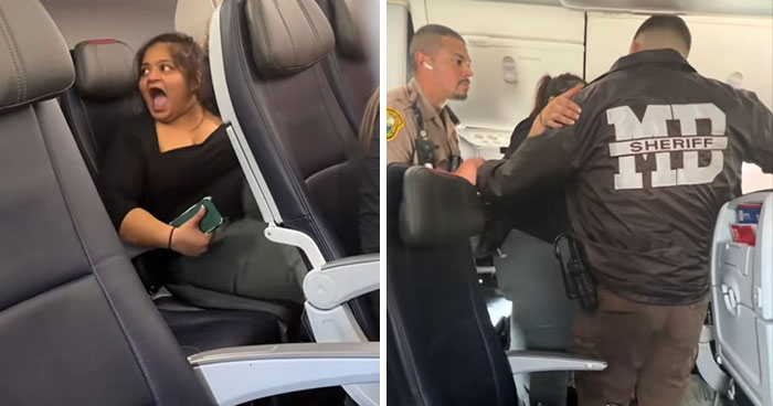 Woman Loses It After Getting Kicked Off Plane For Watching Videos Without Headphones