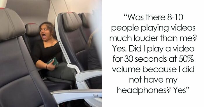 Woman Loses It After Getting Kicked Off Plane For Watching Videos Without Headphones