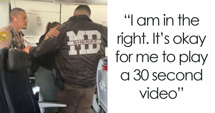 Woman Loses It After Getting Kicked Off Plane For Watching Videos Without Headphones